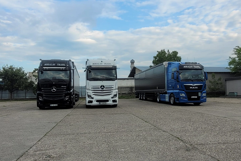 Camioane moderne si prietenoase cu mediu pregatite sa transporte oriunde in Europa